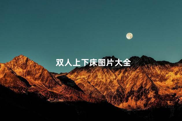 双人上下床图片大全