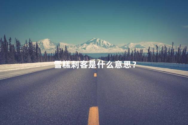 雪糕刺客是什么意思？